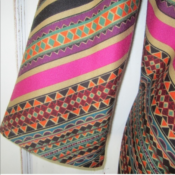 Intage Beige by eci geometric sleeved dress sz 4 - Picture 7 of 8